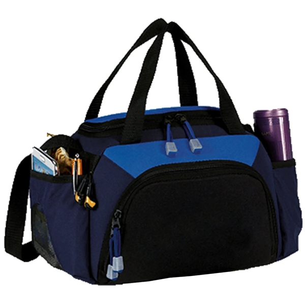 Insulated 8 Pack Duffle Cooler Bag w/ Pockets 11"x 7"x 6.5" - Insulated 8 Pack Duffle Cooler Bag w/ Pockets 11"x 7"x 6.5" - Image 5 of 5