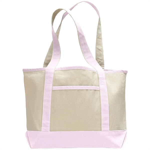 12 Oz. Small Cotton Canvas Deluxe Shopping Tote Bag - 12 Oz. Small Cotton Canvas Deluxe Shopping Tote Bag - Image 7 of 12