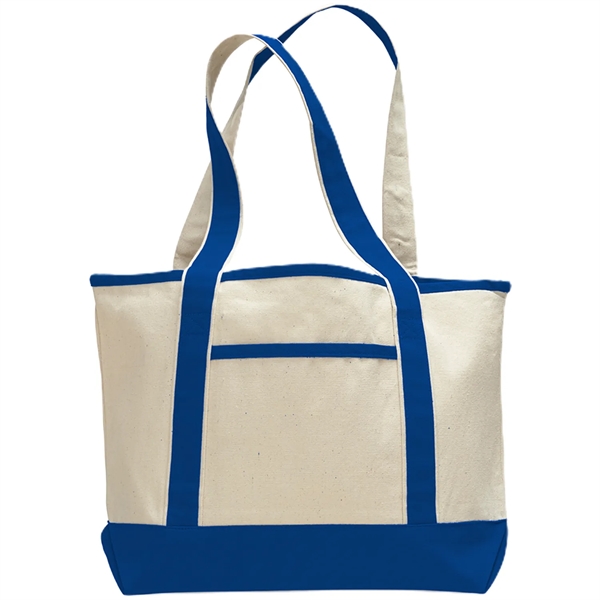 12 Oz. Small Cotton Canvas Deluxe Shopping Tote Bag - 12 Oz. Small Cotton Canvas Deluxe Shopping Tote Bag - Image 12 of 12