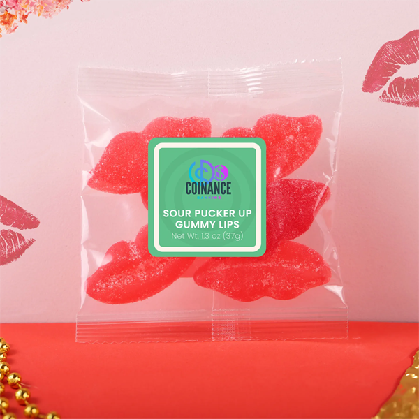 Taster Packet Sour Pucker Up Gummy Lips - Taster Packet Sour Pucker Up Gummy Lips - Image 0 of 2