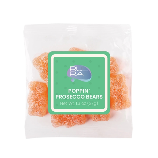 Poppin' Prosecco Gummy Bears Candy - Poppin' Prosecco Gummy Bears Candy - Image 1 of 8