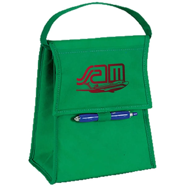 Foldable Insulated 6 Pack Lunch Cooler Bag 8.5"x 10"x 5" - Foldable Insulated 6 Pack Lunch Cooler Bag 8.5"x 10"x 5" - Image 2 of 7