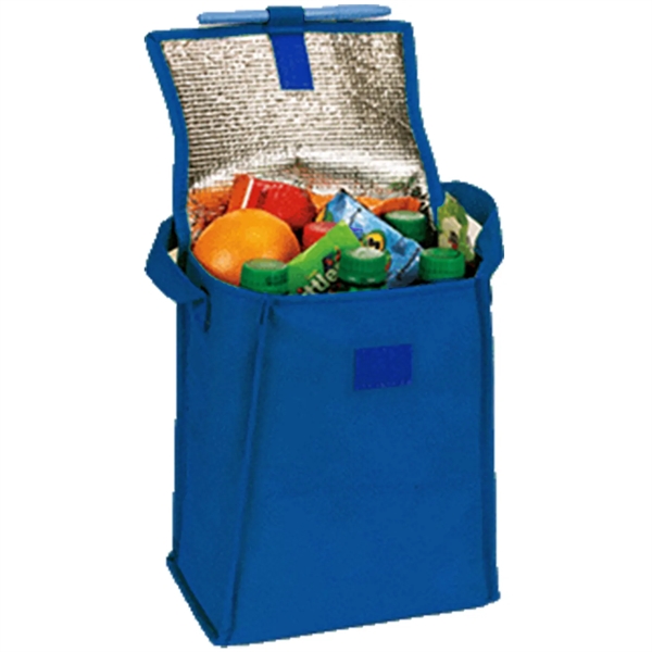 Foldable Insulated 6 Pack Lunch Cooler Bag 8.5"x 10"x 5" - Foldable Insulated 6 Pack Lunch Cooler Bag 8.5"x 10"x 5" - Image 4 of 7