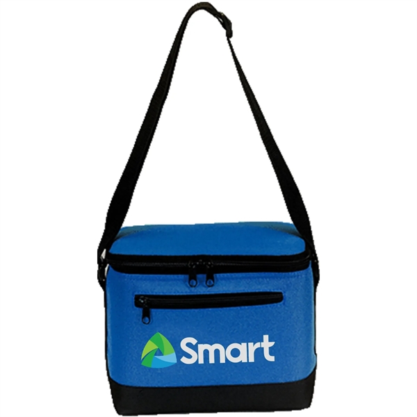 Premium Insulated 6 Pack Cooler Bag w/ Pockets 9"x 6.5"x 6" - Premium Insulated 6 Pack Cooler Bag w/ Pockets 9"x 6.5"x 6" - Image 1 of 10
