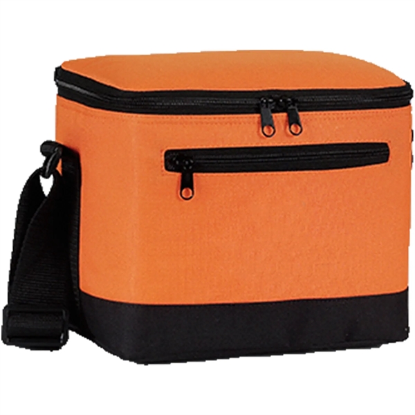 Premium Insulated 6 Pack Cooler Bag w/ Pockets 9"x 6.5"x 6" - Premium Insulated 6 Pack Cooler Bag w/ Pockets 9"x 6.5"x 6" - Image 3 of 10
