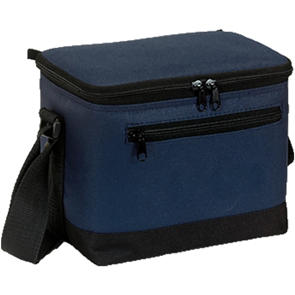 Premium Insulated 6 Pack Cooler Bag w/ Pockets 9"x 6.5"x 6" - Premium Insulated 6 Pack Cooler Bag w/ Pockets 9"x 6.5"x 6" - Image 4 of 10