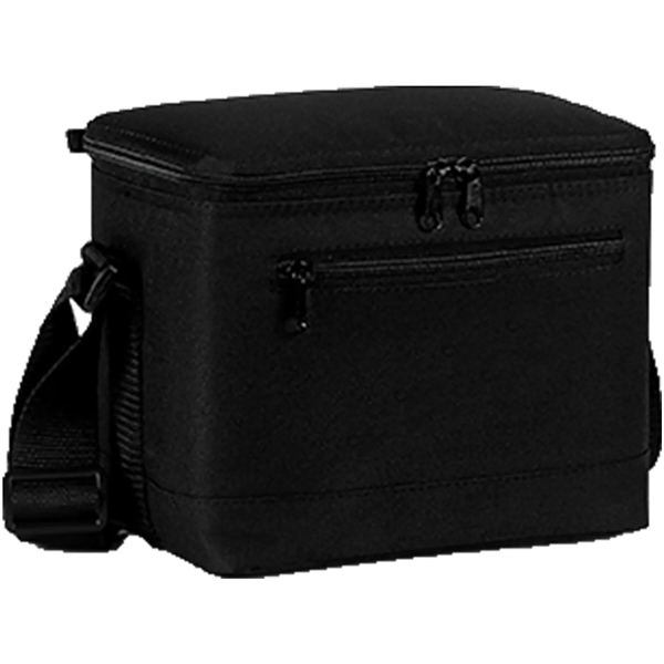 Premium Insulated 6 Pack Cooler Bag w/ Pockets 9"x 6.5"x 6" - Premium Insulated 6 Pack Cooler Bag w/ Pockets 9"x 6.5"x 6" - Image 5 of 10
