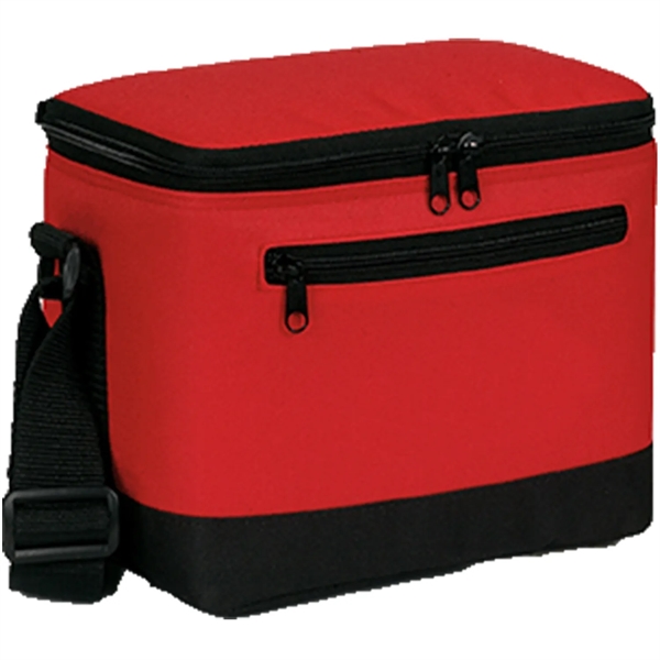 Premium Insulated 6 Pack Cooler Bag w/ Pockets 9"x 6.5"x 6" - Premium Insulated 6 Pack Cooler Bag w/ Pockets 9"x 6.5"x 6" - Image 6 of 10
