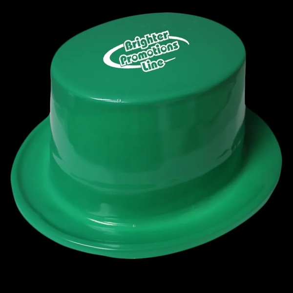 Green Plastic Top Hat - Green Plastic Top Hat - Image 1 of 1