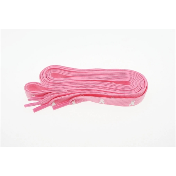 Breast Cancer Awareness 36" Shoe Laces - Breast Cancer Awareness 36" Shoe Laces - Image 0 of 1