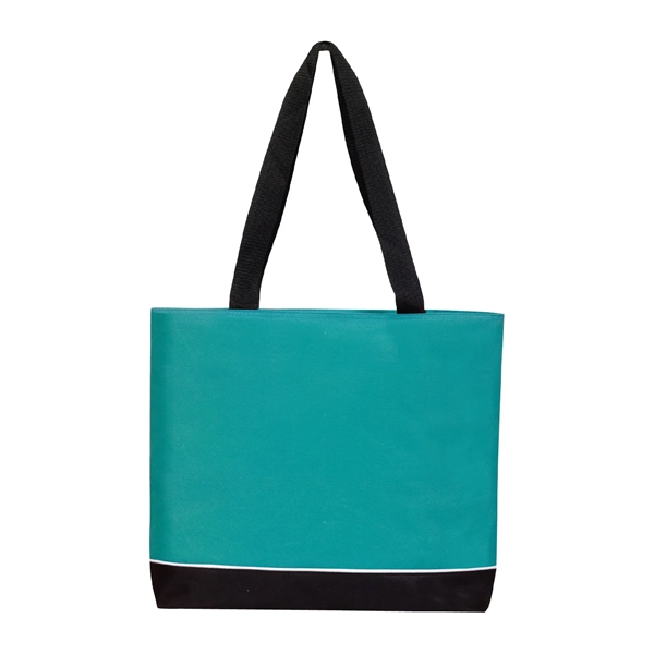 600D Polyester Reusable Zipper Tote w/ Handles for Shopping - 600D Polyester Reusable Zipper Tote w/ Handles for Shopping - Image 19 of 19