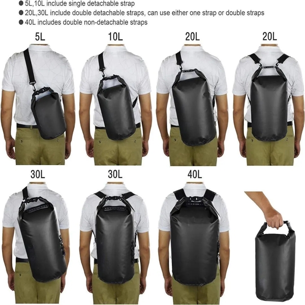 Floating Waterproof Dry Bag Backpack - Floating Waterproof Dry Bag Backpack - Image 2 of 4