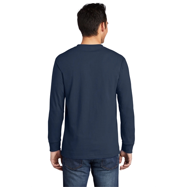 Port & Company Tall Long Sleeve Essential Pocket Tee. - Port & Company Tall Long Sleeve Essential Pocket Tee. - Image 45 of 45