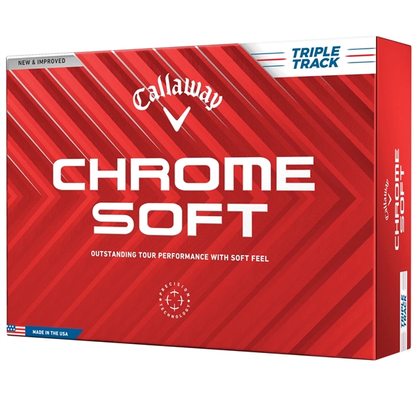 Callaway Chrome Soft Triple Track Golf Balls - Callaway Chrome Soft Triple Track Golf Balls - Image 1 of 7