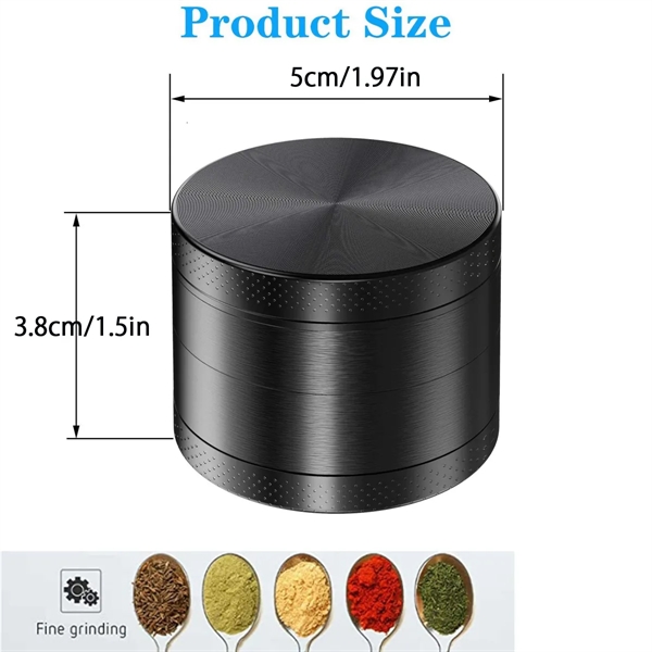 Mini Metal Tobacco Grinder - Mini Metal Tobacco Grinder - Image 2 of 4