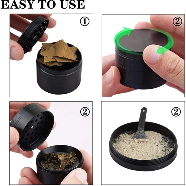Mini Metal Tobacco Grinder - Mini Metal Tobacco Grinder - Image 3 of 4