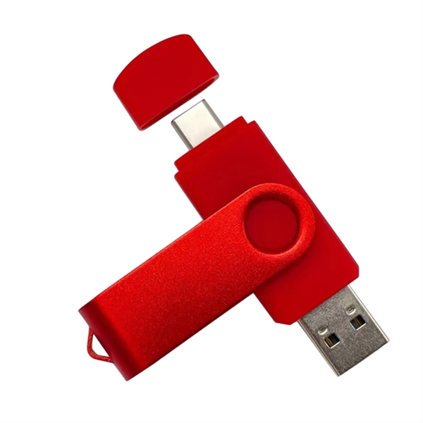 Rotating 2 In 1 Flash Drive-8Gb - Rotating 2 In 1 Flash Drive-8Gb - Image 3 of 4