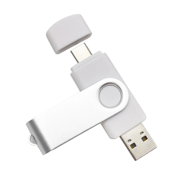 Rotating 2 In 1 Flash Drive-8Gb - Rotating 2 In 1 Flash Drive-8Gb - Image 4 of 4