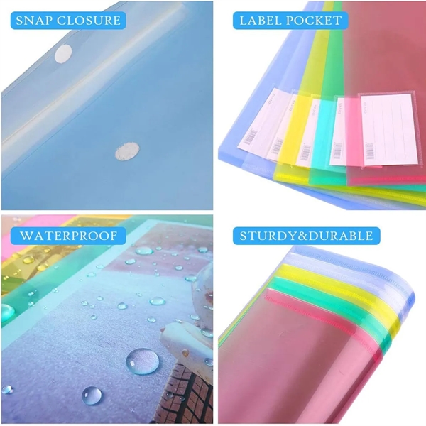 Transparent A4 File Envelopes - Transparent A4 File Envelopes - Image 2 of 4