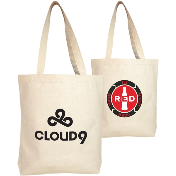 100% USA-Made 10 oz Cotton Canvas Tote Bag (13" x12.5" x3") - 100% USA-Made 10 oz Cotton Canvas Tote Bag (13" x12.5" x3") - Image 1 of 2