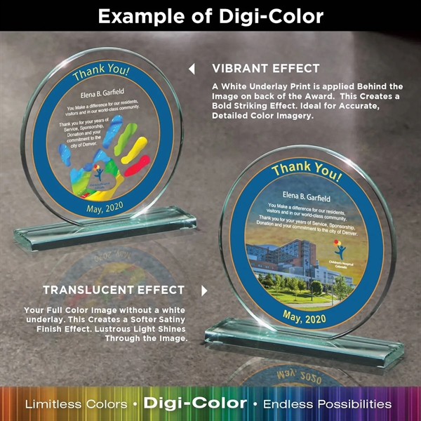 Optic Crystal Tablet Award