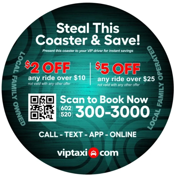 Coasters - Value Pack-Light, Medium or Heavyweight pulpboard - Coasters - Value Pack-Light, Medium or Heavyweight pulpboard - Image 21 of 23