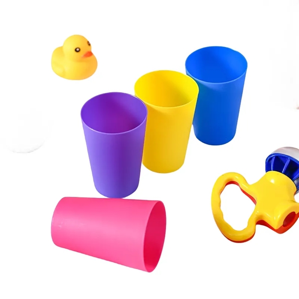 6 oz Children's Plastic Drinking Cups Stackable Tumblers - 6 oz Children's Plastic Drinking Cups Stackable Tumblers - Image 12 of 13