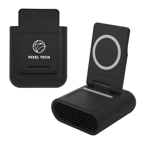 Duet Wireless Charger With Speaker & Phone Stand - Duet Wireless Charger With Speaker & Phone Stand - Image 9 of 12