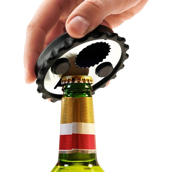 Bottle Cap Shape Magnetic Opener - Bottle Cap Shape Magnetic Opener - Image 3 of 5