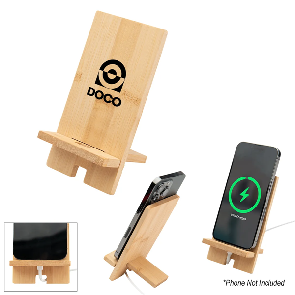 Bamboo Phone Stand - Bamboo Phone Stand - Image 0 of 3