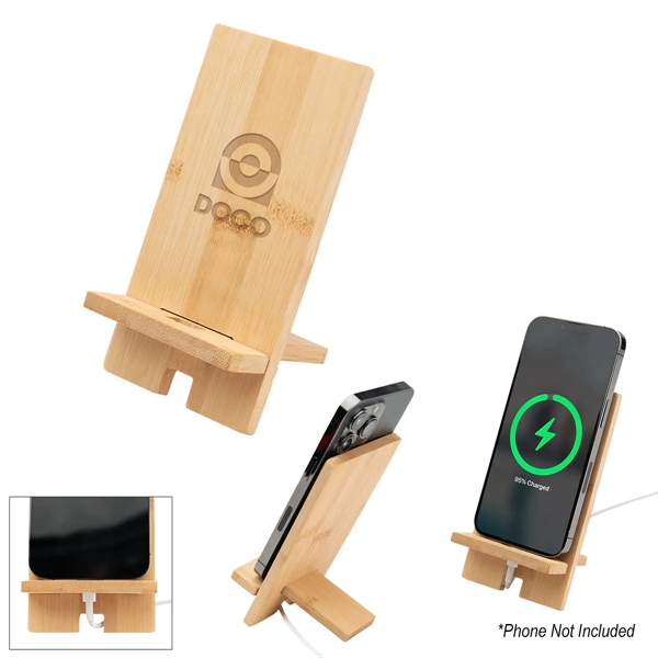 Bamboo Phone Stand - Bamboo Phone Stand - Image 1 of 3