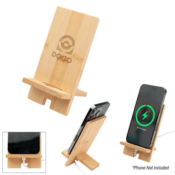 Bamboo Phone Stand - Bamboo Phone Stand - Image 3 of 3