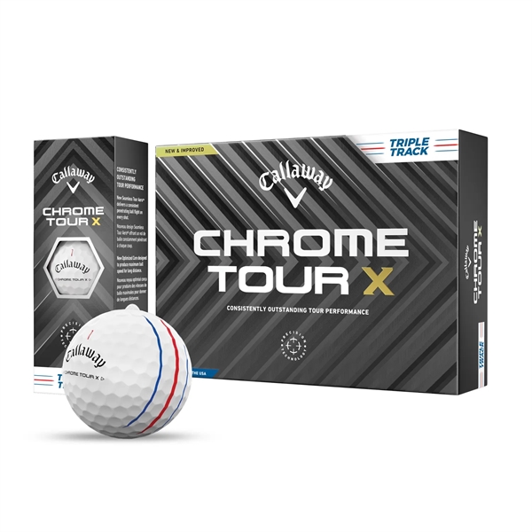Callaway Chrome Tour X Triple Track Golf Balls - Callaway Chrome Tour X Triple Track Golf Balls - Image 0 of 7