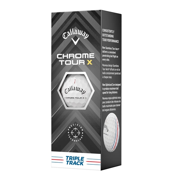 Callaway Chrome Tour X Triple Track Golf Balls - Callaway Chrome Tour X Triple Track Golf Balls - Image 2 of 7