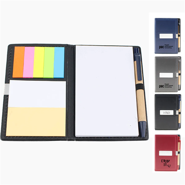 Pu Business Notepad With Pen - Pu Business Notepad With Pen - Image 0 of 4