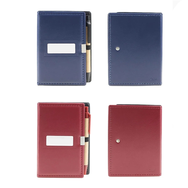 Pu Business Notepad With Pen - Pu Business Notepad With Pen - Image 1 of 4