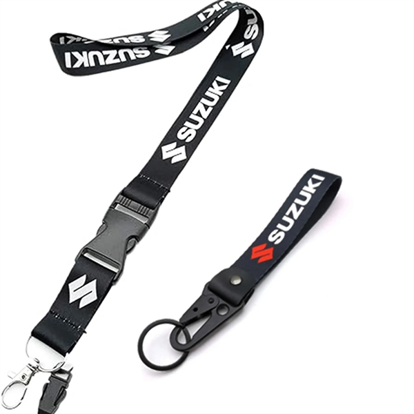 Motorcycle Lanyard Neck And Strap Keychain Key Ring Set - Motorcycle Lanyard Neck And Strap Keychain Key Ring Set - Image 0 of 2