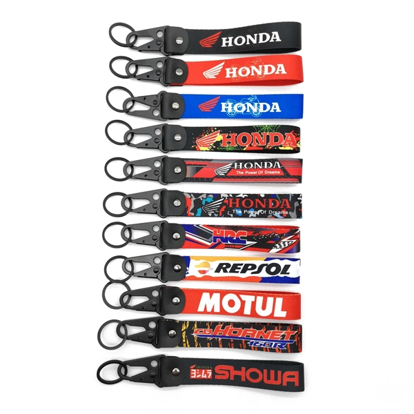 Motorcycle Lanyard Neck And Strap Keychain Key Ring Set - Motorcycle Lanyard Neck And Strap Keychain Key Ring Set - Image 1 of 2