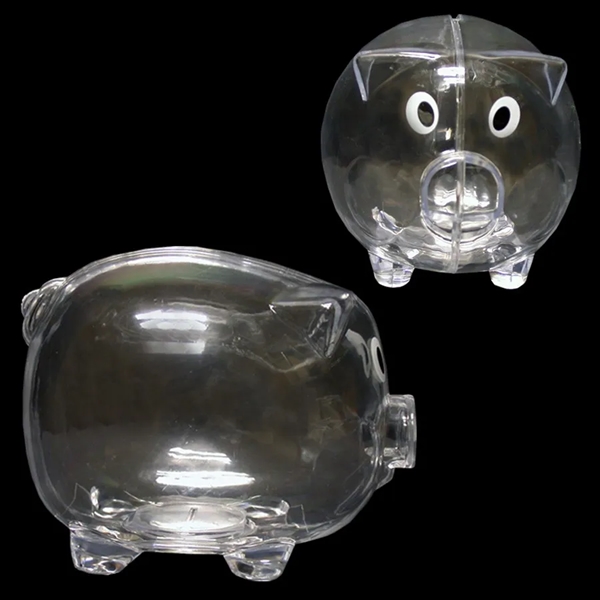 4" Plastic Piggy Bank - 4" Plastic Piggy Bank - Image 1 of 3