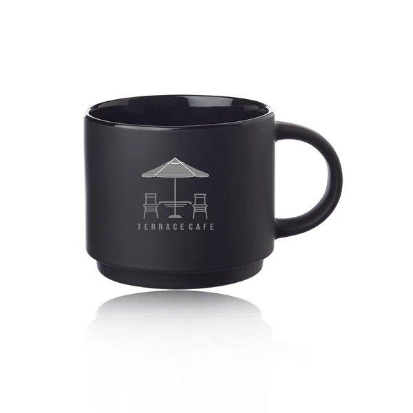 14 oz Stackable Ceramic Mug - 14 oz Stackable Ceramic Mug - Image 8 of 11
