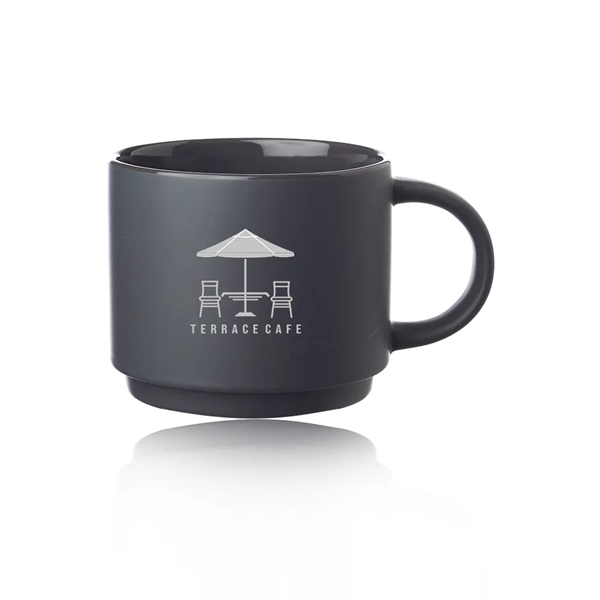 14 oz Stackable Ceramic Mug - 14 oz Stackable Ceramic Mug - Image 7 of 11