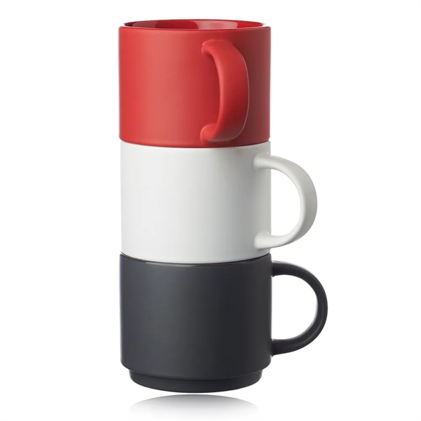 14 oz Stackable Ceramic Mug - 14 oz Stackable Ceramic Mug - Image 10 of 11