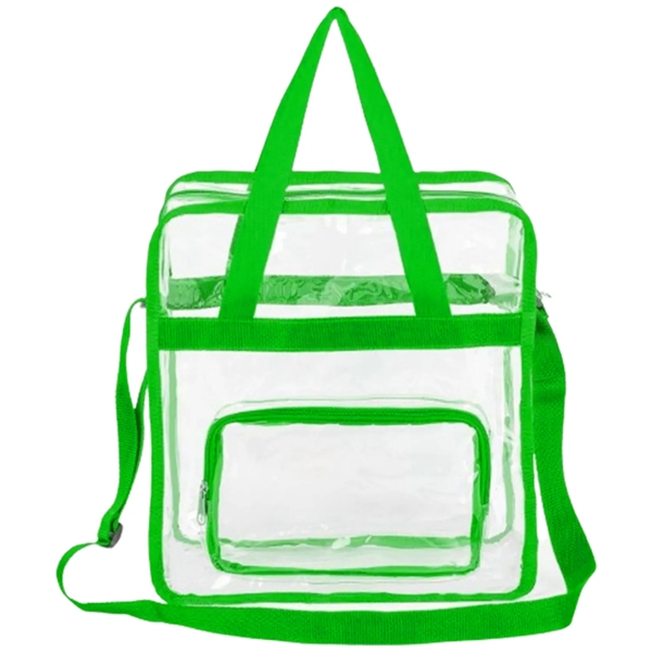 Stadium Approved Transparent Tote Bag (11" X 12" X 6") - Stadium Approved Transparent Tote Bag (11" X 12" X 6") - Image 12 of 15