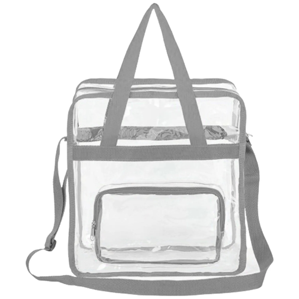 Stadium Approved Transparent Tote Bag (11" X 12" X 6") - Stadium Approved Transparent Tote Bag (11" X 12" X 6") - Image 13 of 15