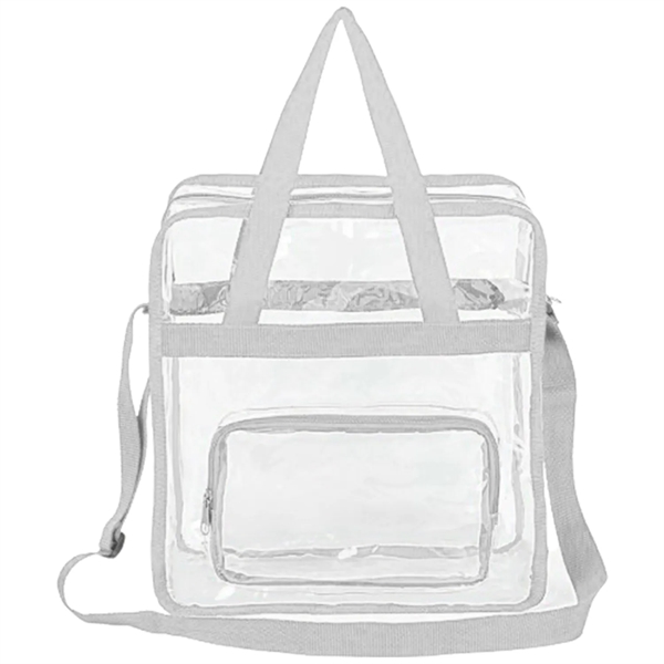 Stadium Approved Transparent Tote Bag (11" X 12" X 6") - Stadium Approved Transparent Tote Bag (11" X 12" X 6") - Image 15 of 15