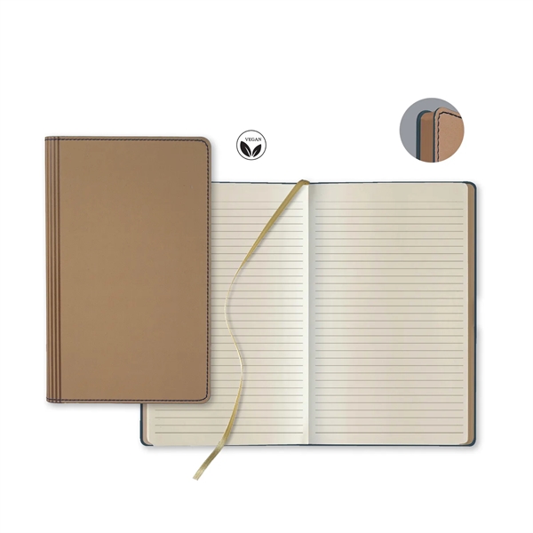 Vegan ECO Medio Ivory Pg Lined Journal - Vegan ECO Medio Ivory Pg Lined Journal - Image 2 of 3