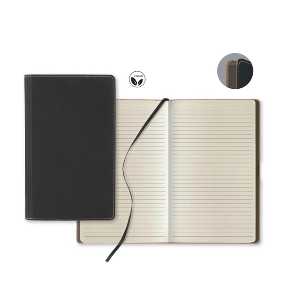 Vegan ECO Medio Ivory Pg Lined Journal - Vegan ECO Medio Ivory Pg Lined Journal - Image 3 of 3