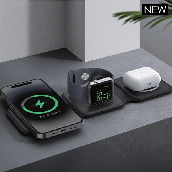 Trio Pro - 3 in 1 travel charger with case - Trio Pro - 3 in 1 travel charger with case - Image 0 of 9