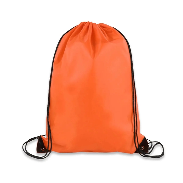 Polyester Drawstring Backpack ( 14" x 18" ) - Polyester Drawstring Backpack ( 14" x 18" ) - Image 4 of 9