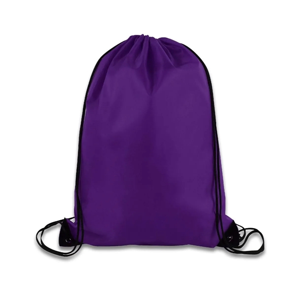 Polyester Drawstring Backpack ( 14" x 18" ) - Polyester Drawstring Backpack ( 14" x 18" ) - Image 5 of 9